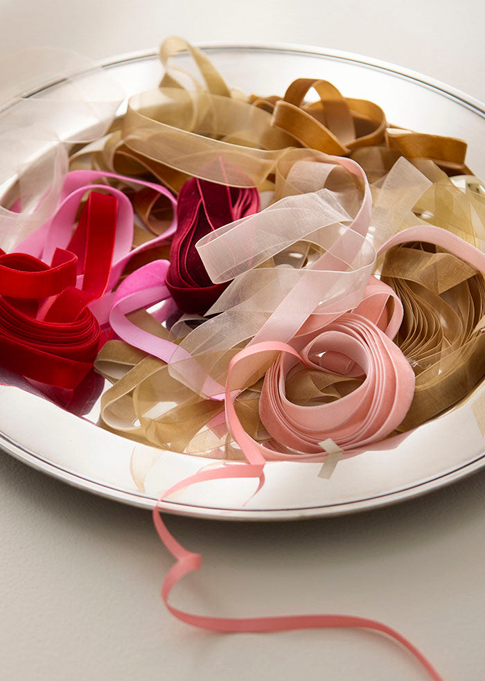 Ribbon Organza 22mm Sand 3pk