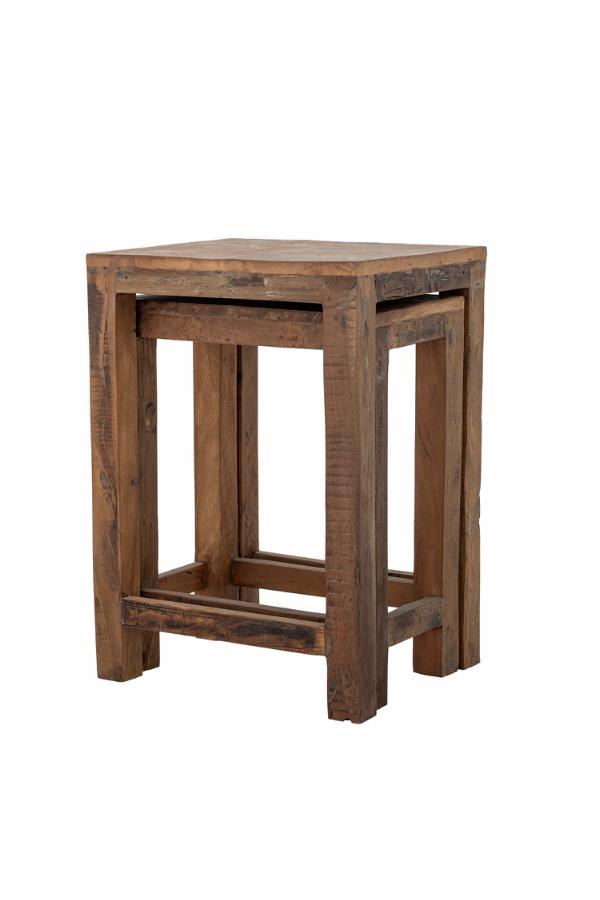 Galen sidebord 2-sett, resirkulert tre