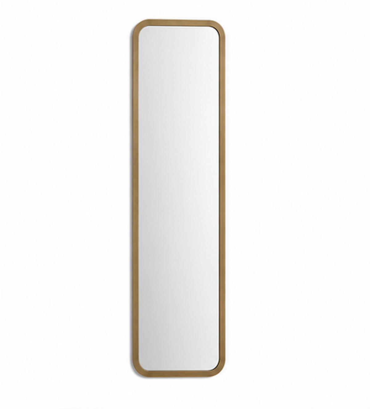 Speil vintage square brass 41x153 cm