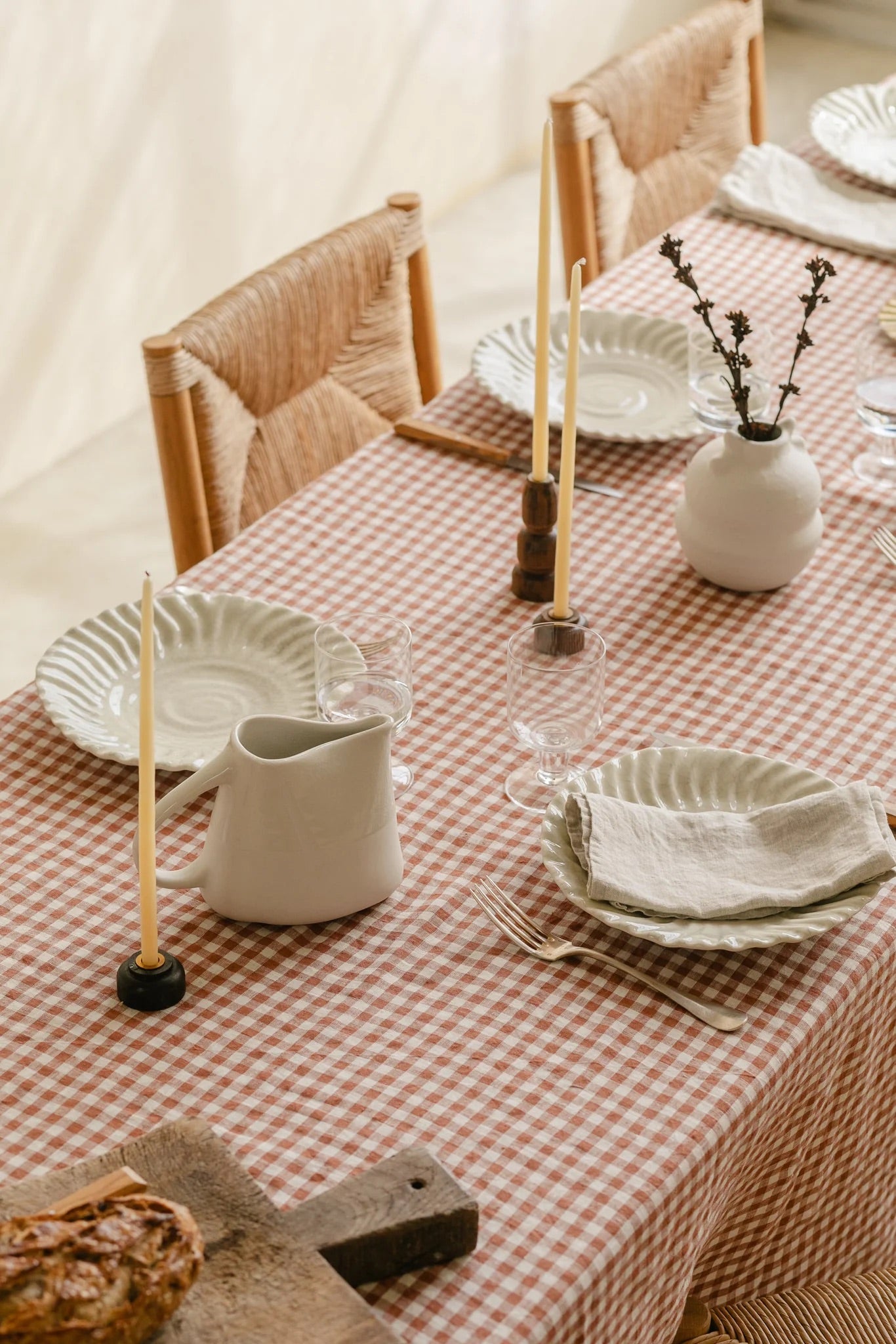 Dashi deep plate quartz craquelle