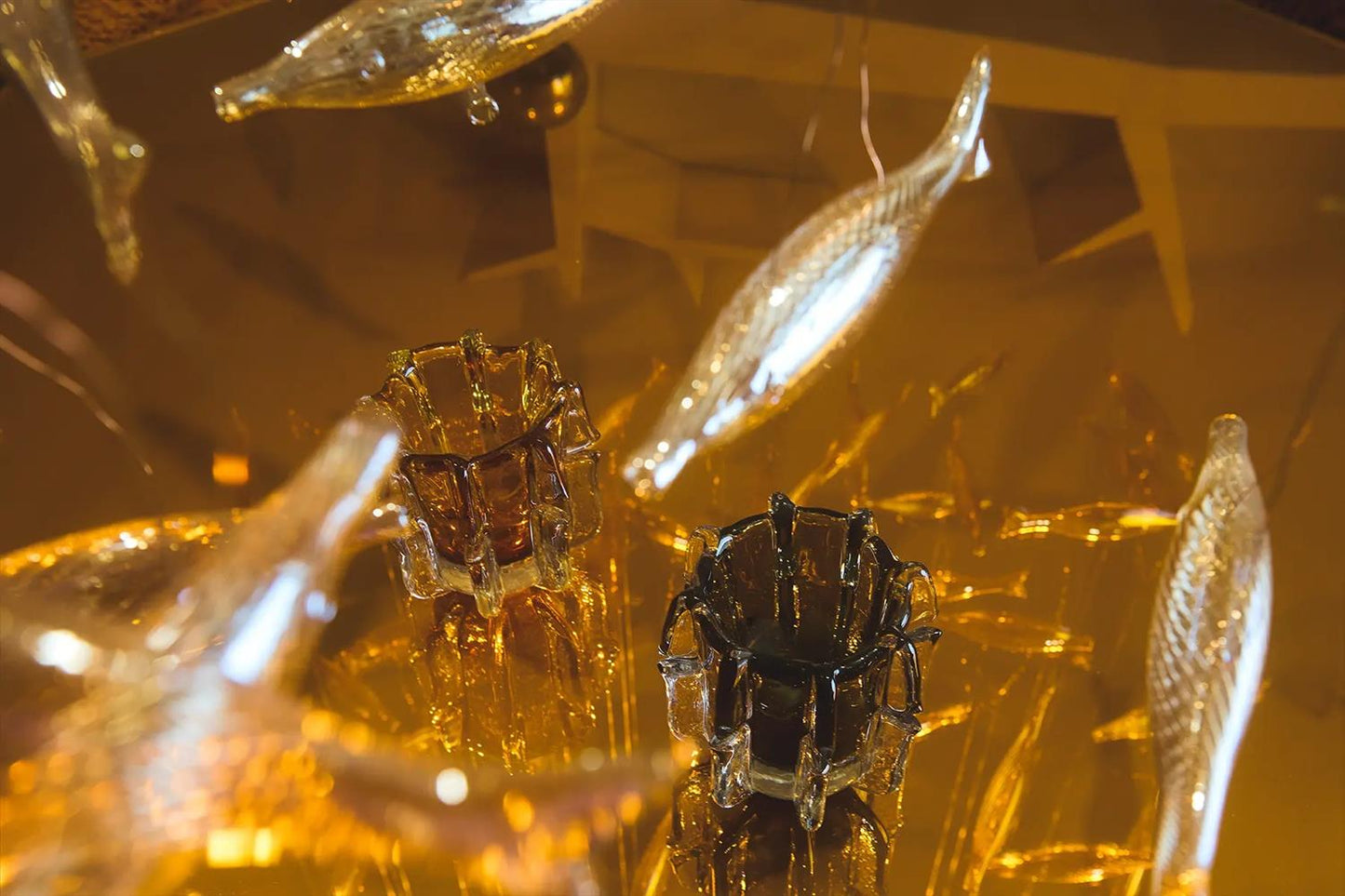 Orion lysholder, amber