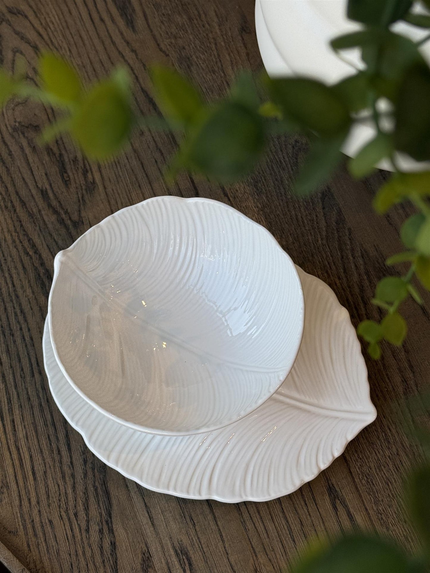 Pure leaf bowl Ø16 cm