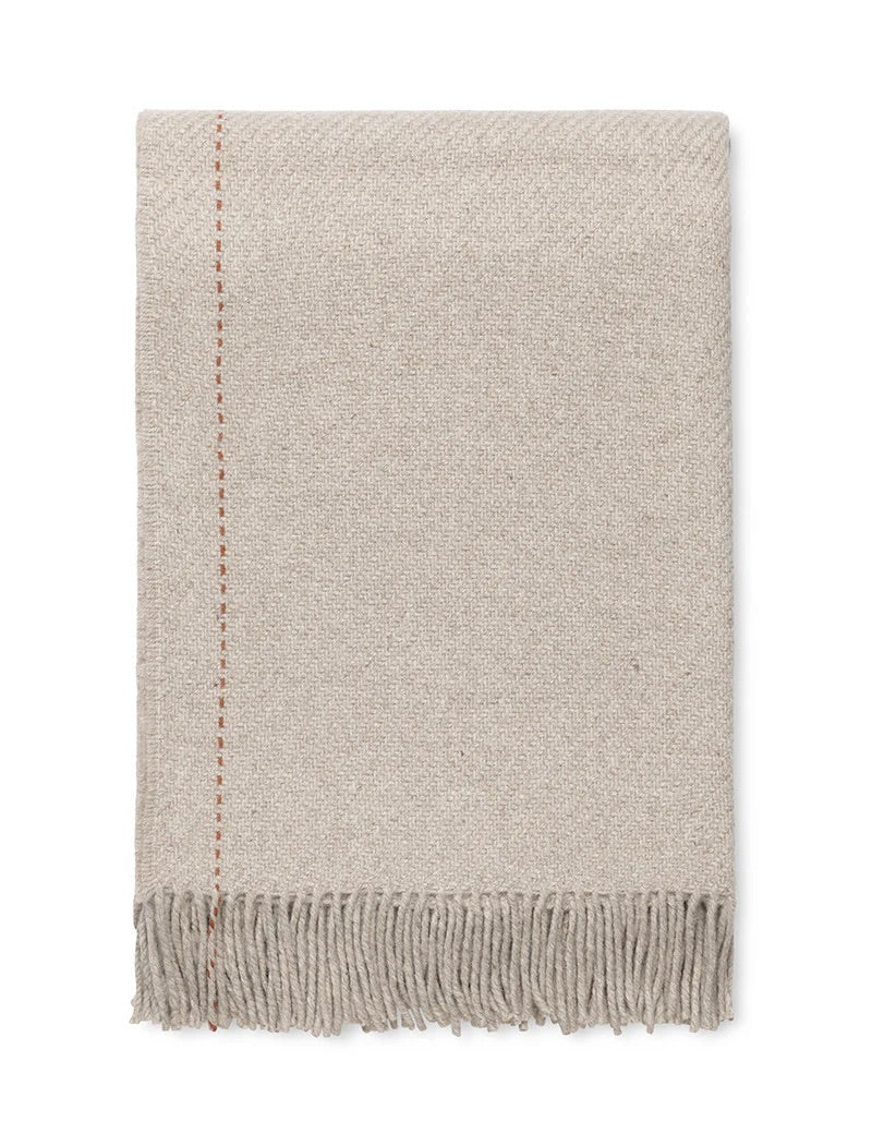 Ecru highland beige pledd 130x200 cm