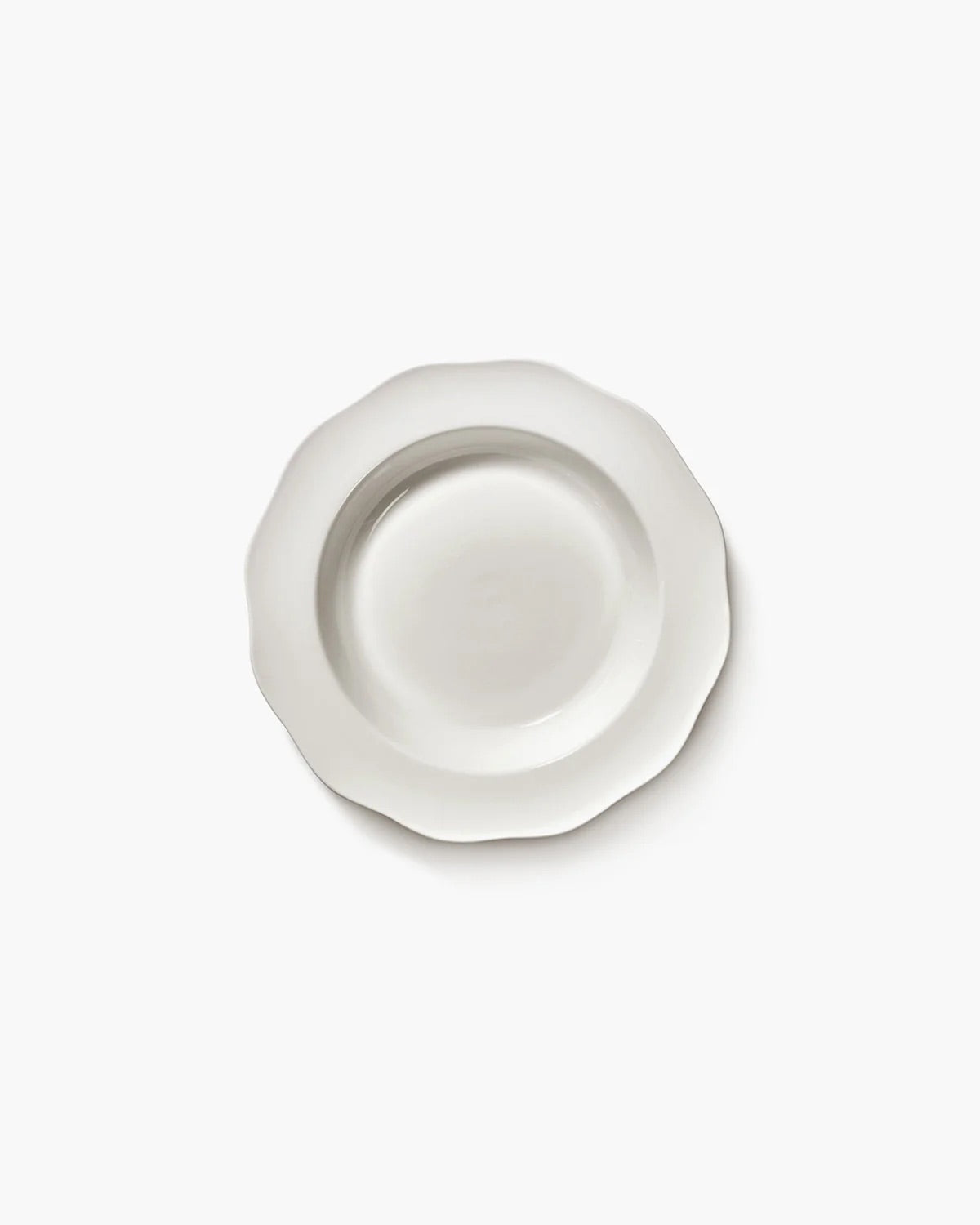 Pastatallerken white silhouette