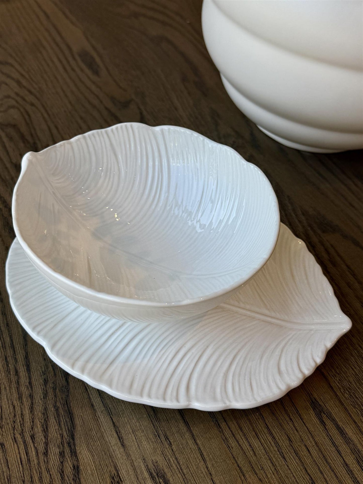 Pure leaf bowl Ø16 cm