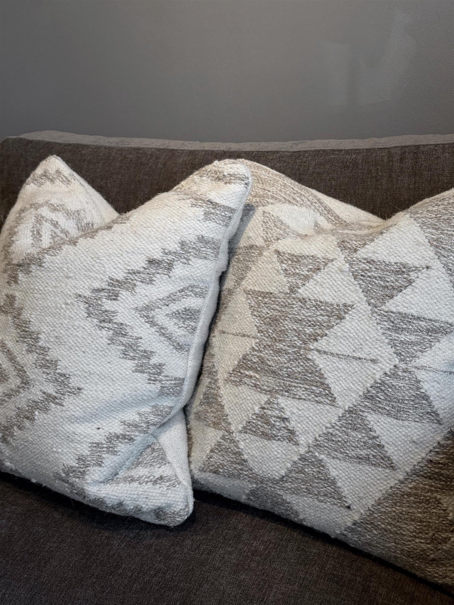Kelimpute 53x53 cm, No3 Beige/offwhite