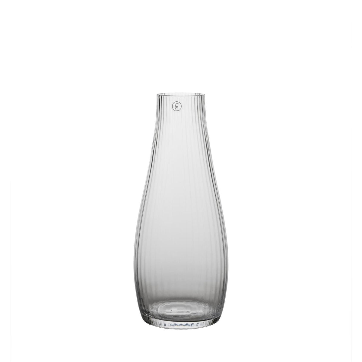 Karaffel S rillet glass
