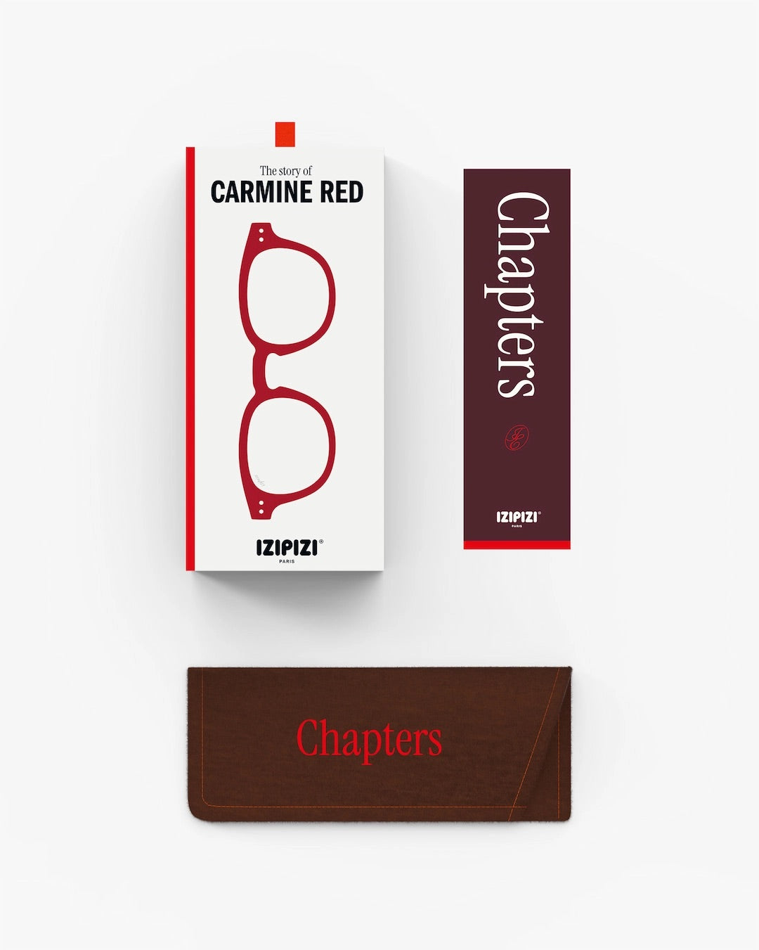 Lesebriller #C Carmine Red