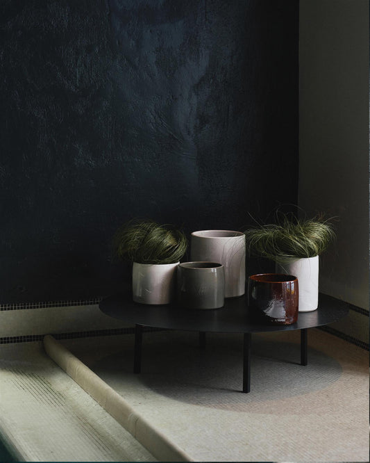 Blomsterpotte 02 brown vaso