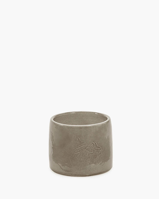 Blomsterpotte 01 grey vaso