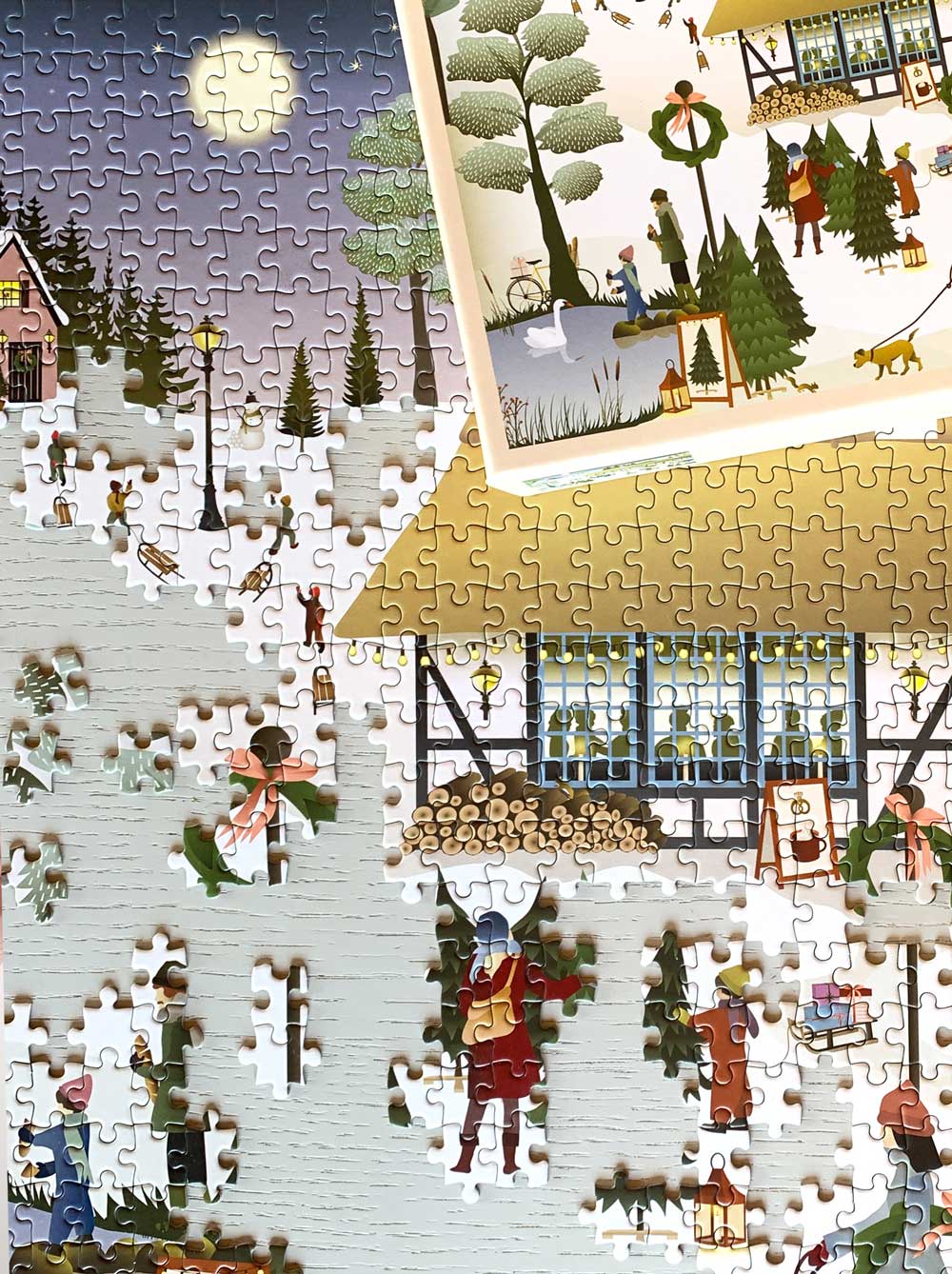 Christmas tree farm puslespill 1000 brikker