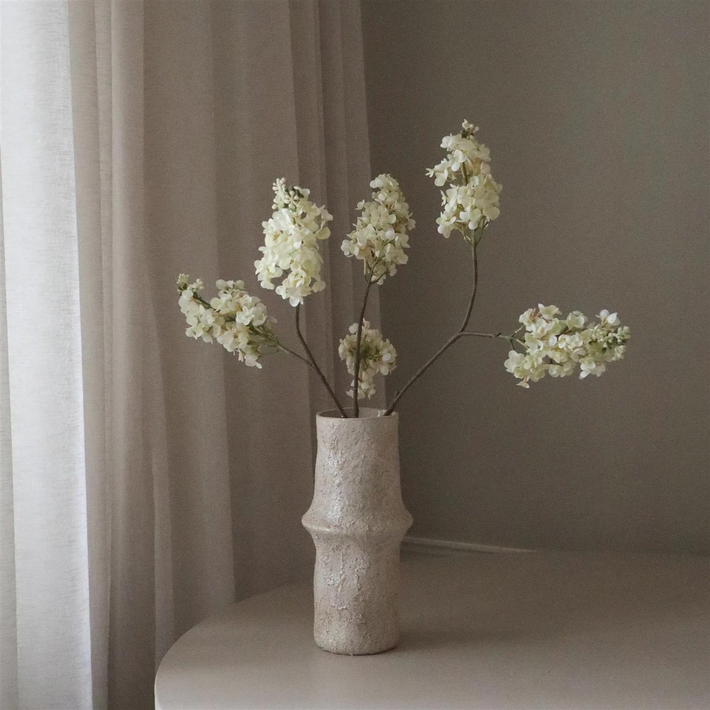 White lilac flower