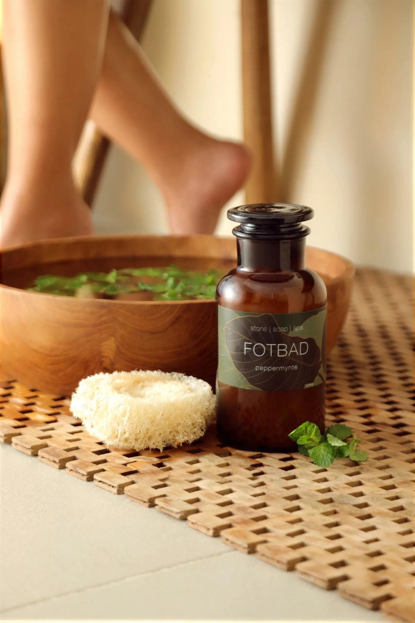 Fotbad, Peppermynte