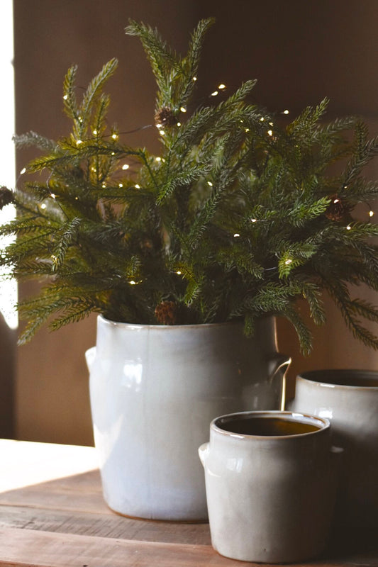 Keramikk krukke S Ø14,5xH14 cm