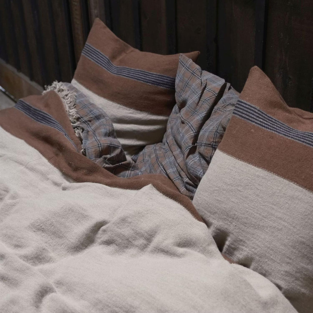 Sienna putetrekk, brown 50x50 cm