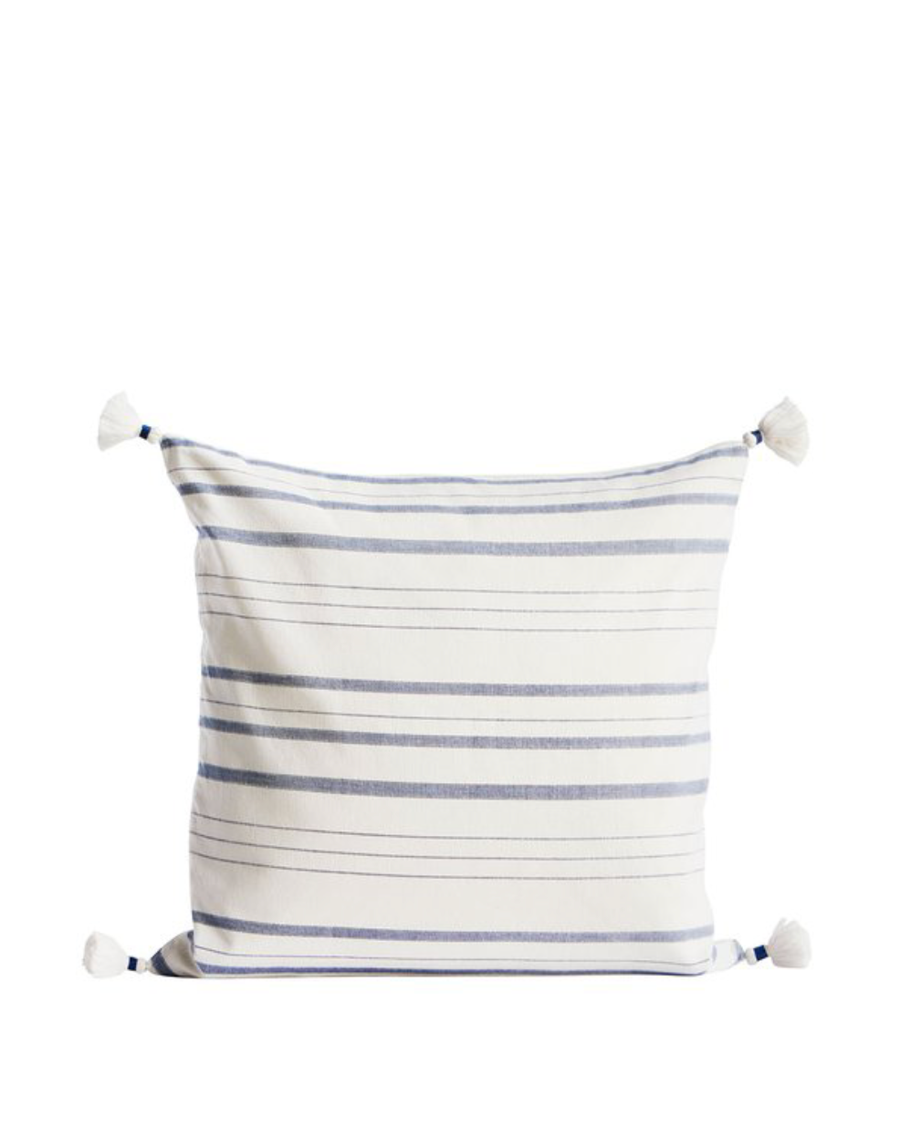 Putetrekk stripe, blå 50x50 cm