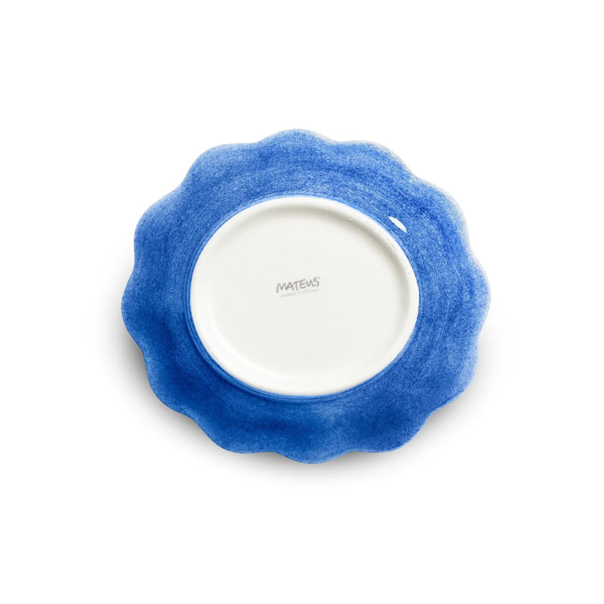 Oyster skål 18x16 cm, Light blue