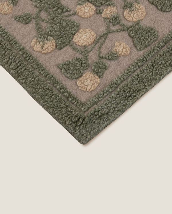 Boiled Wool Harmony Green pledd, 150x190