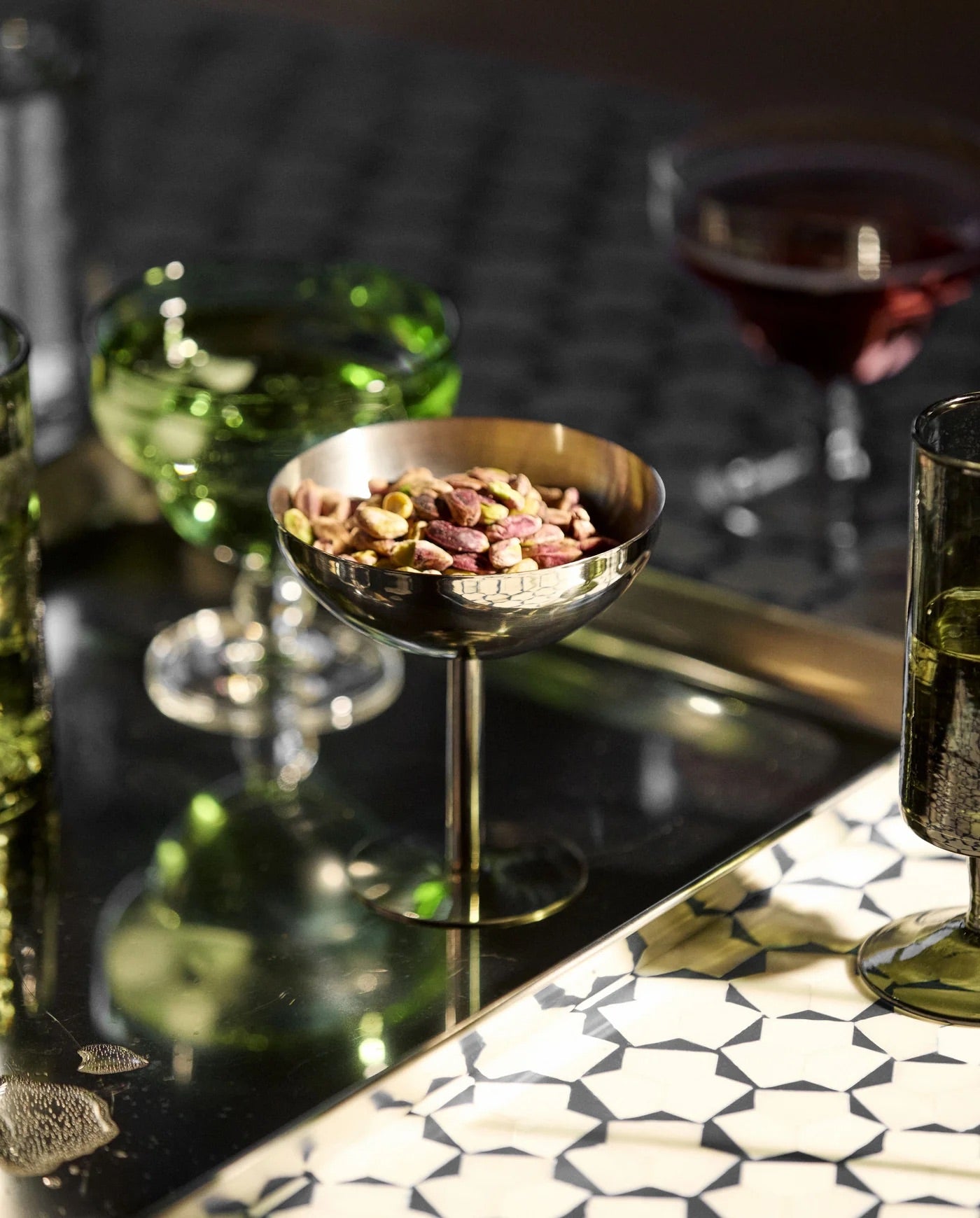 Lucida cocktailglass i krum