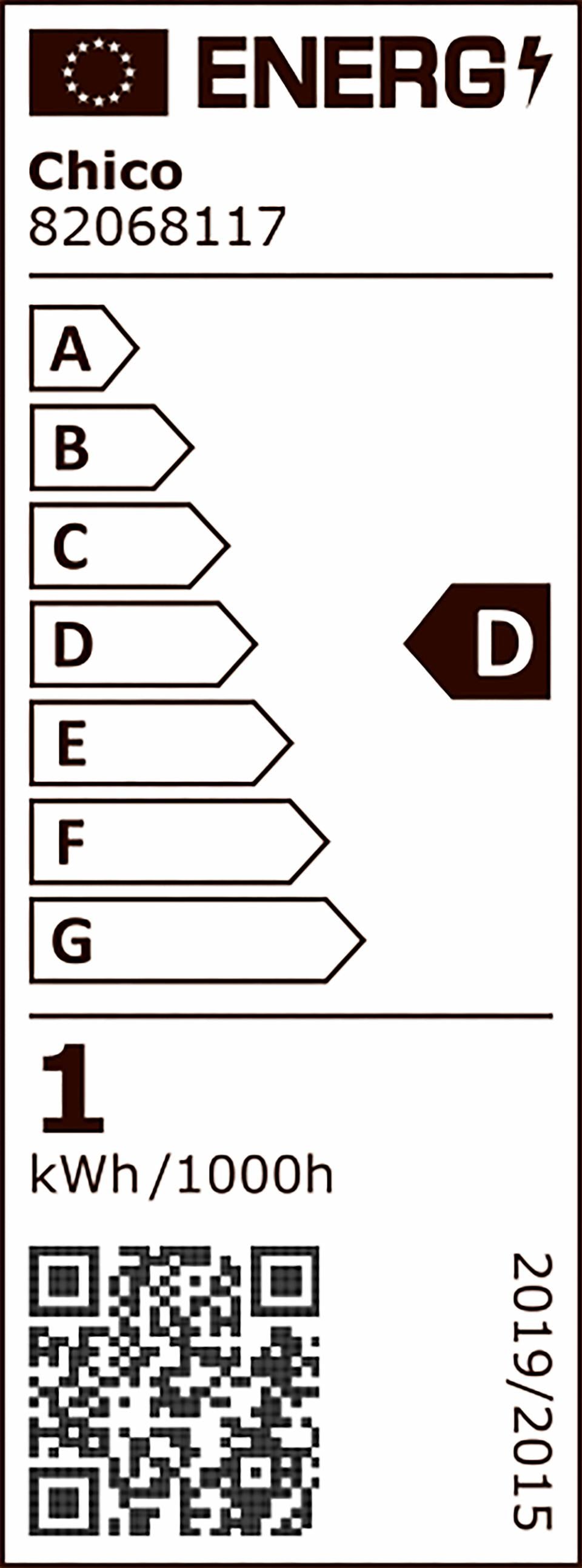 Chico oppladbar bordlampe, mangotre/ messing