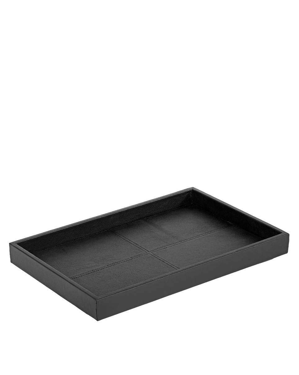 Brett skinn 45x30 cm Black leather