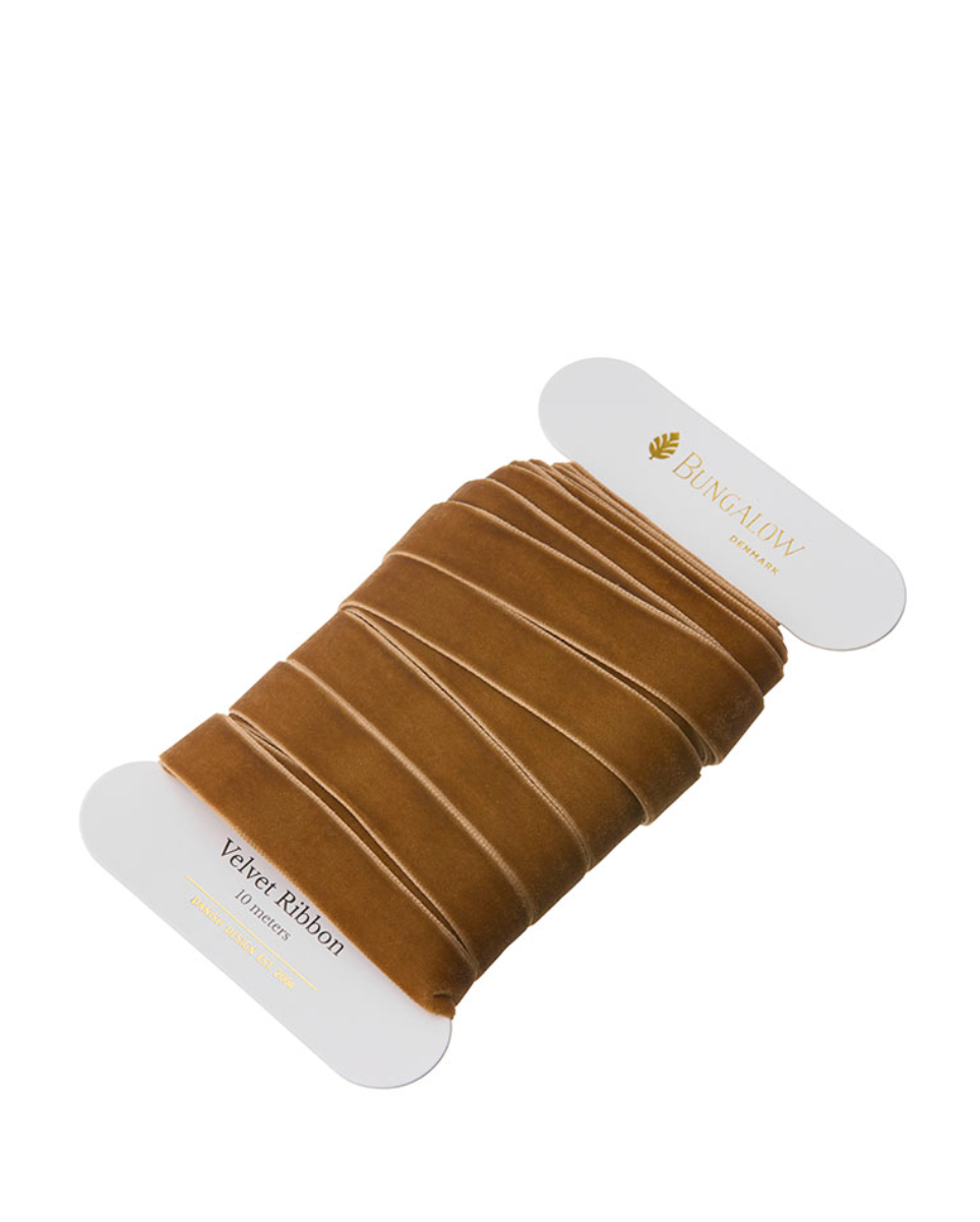 Ribbon Velvet 16mm Caramel