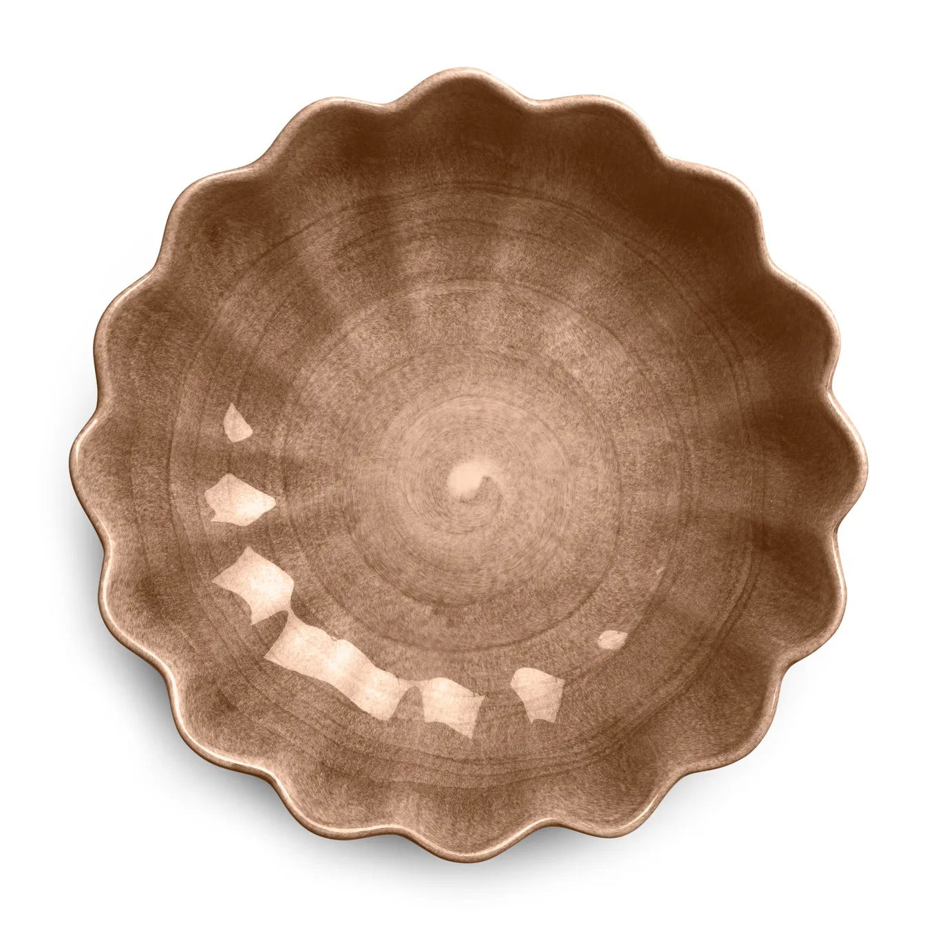 Oyster Skål 24 cm, Cinnamon