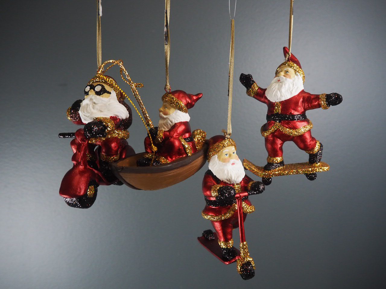 Hobbynisse Moped, rød/glitter