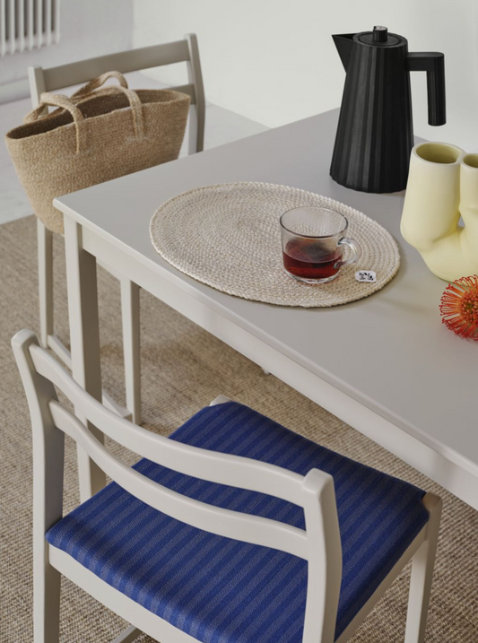 Spisebrikke Elin Oval, Hvit