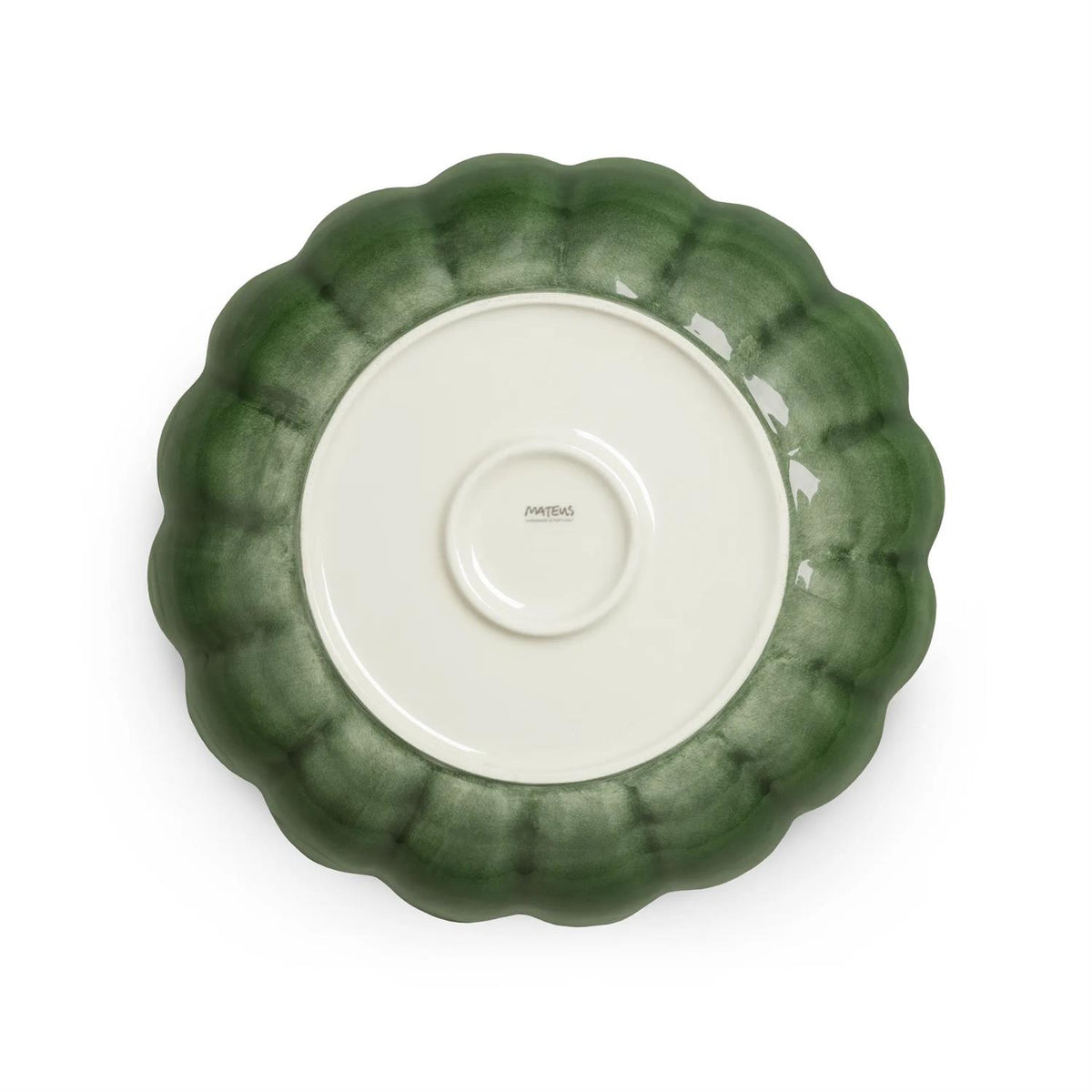 Oyster Skål 31 cm, Forest Green