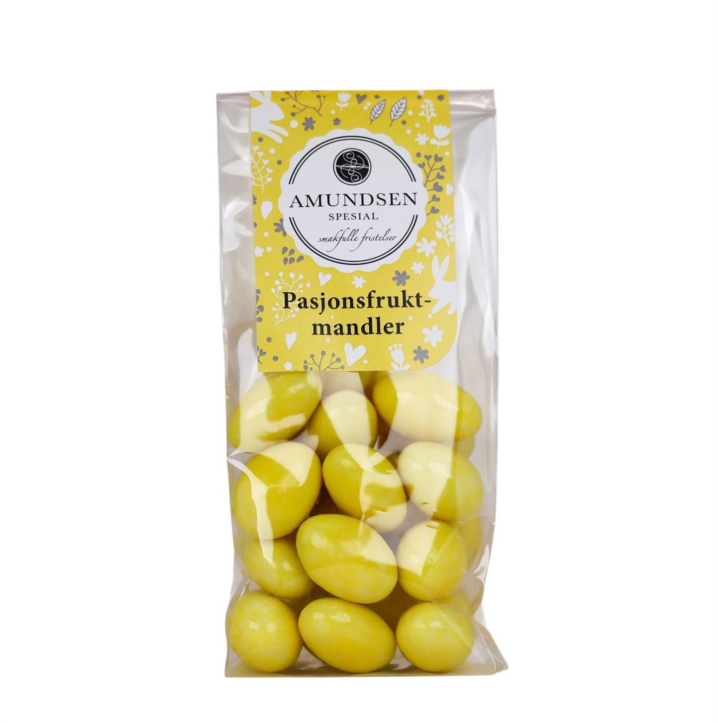 Pasjonsfruktmandler i pose, 160 g