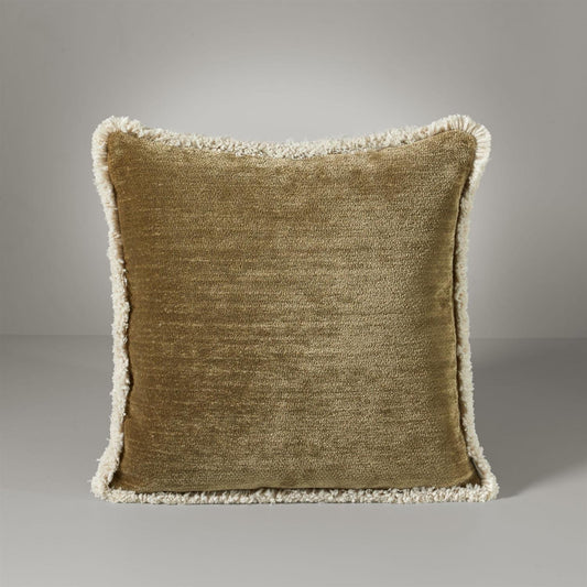 Ari chenille fringe pyntepute, 50x50 touch of gold