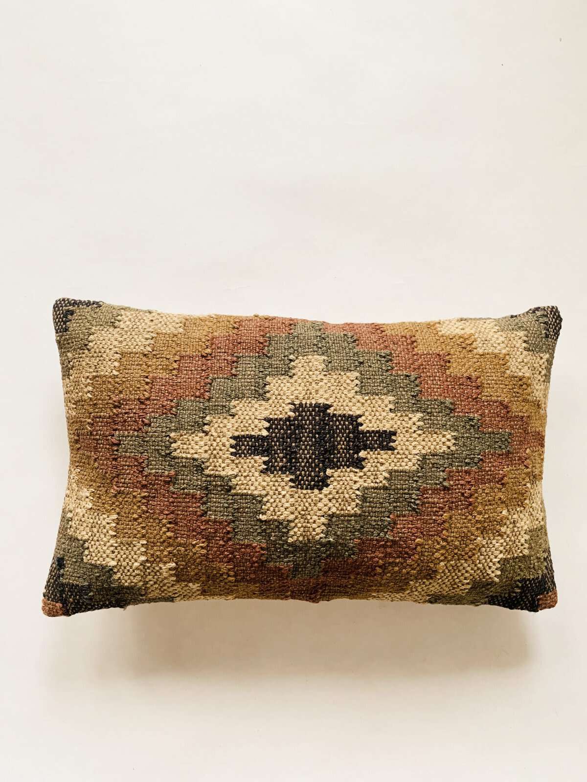 Putetrekk kelim 30x50 cm, brun