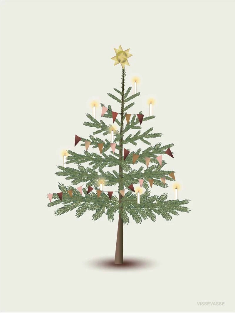 kort The christmas tree A6