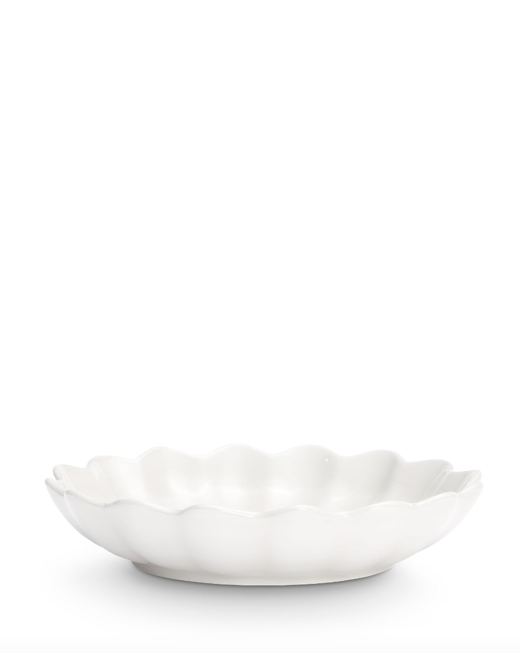 Oyster skål 24 CM, Hvit