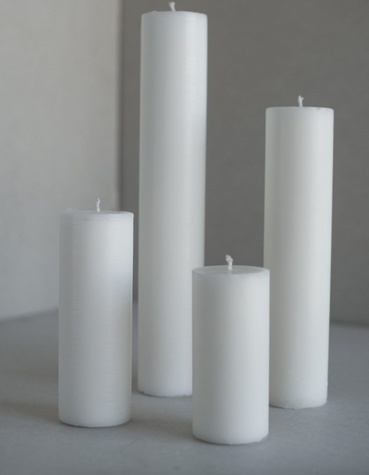 Kubbelys 7x20 cm, hvit