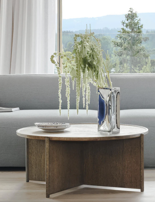 Cling coffee table Ø90 cm, smoked
