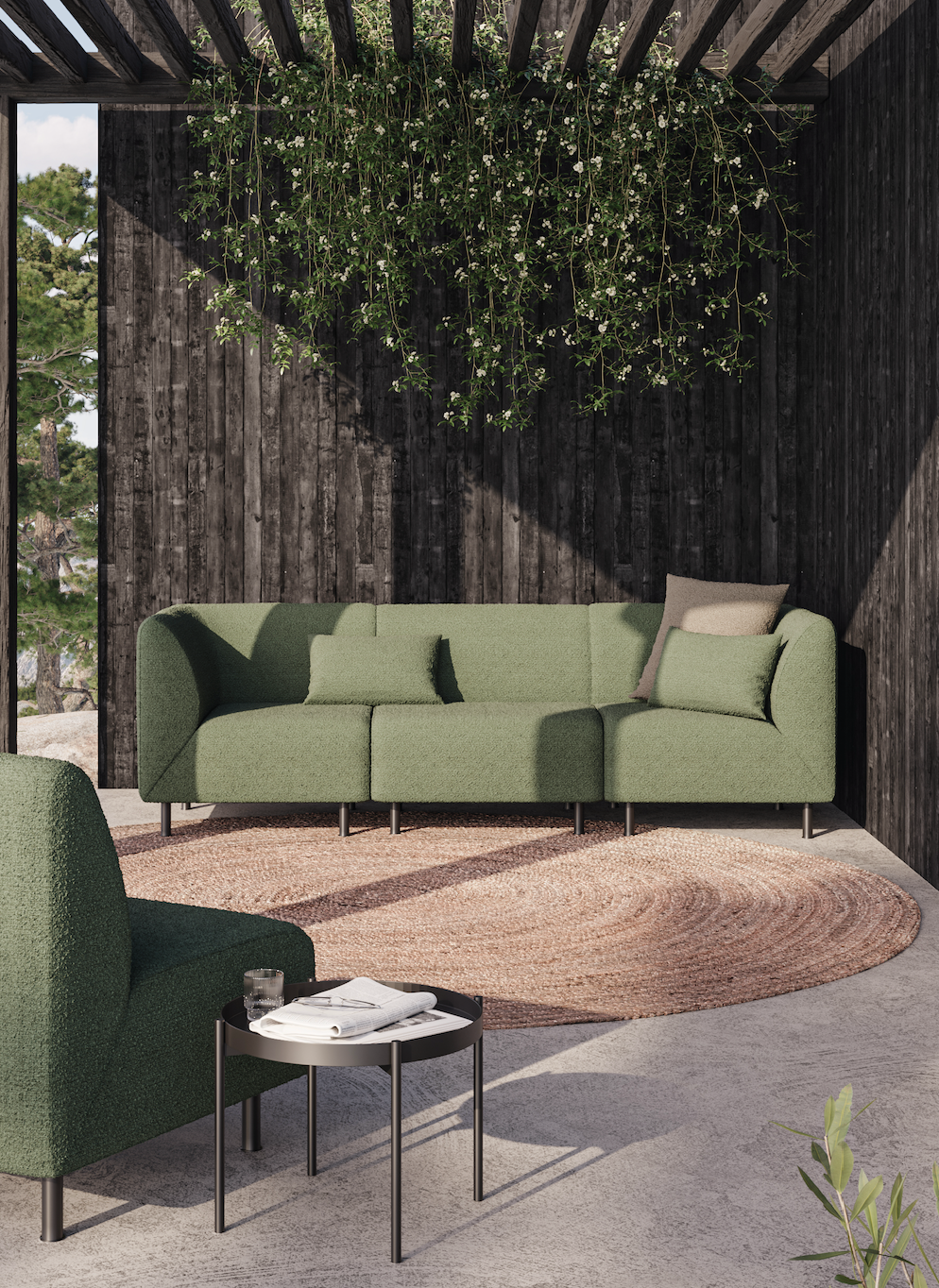 Aften Outdoor 80x80cm Corner