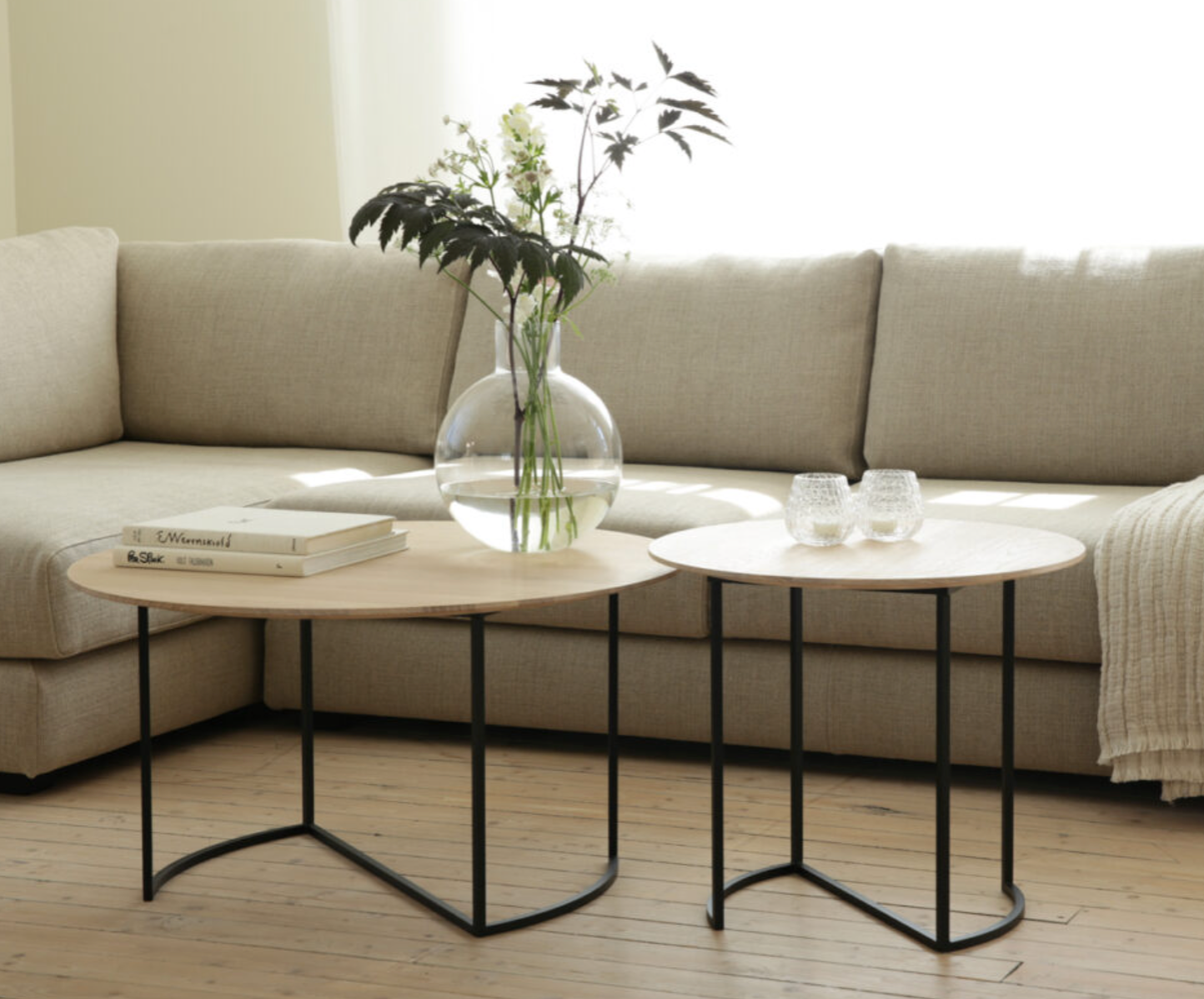 Ljå sofabord Ø80 cm