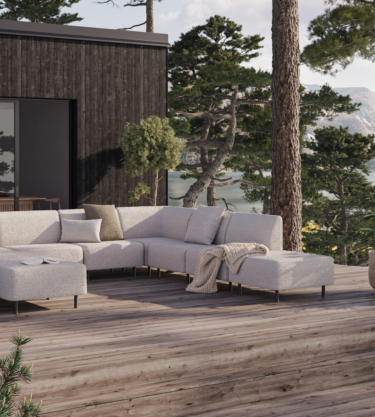 Aften Outdoor 80x80cm Corner