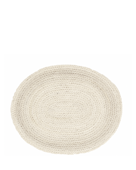 Spisebrikke Elin Oval, Hvit