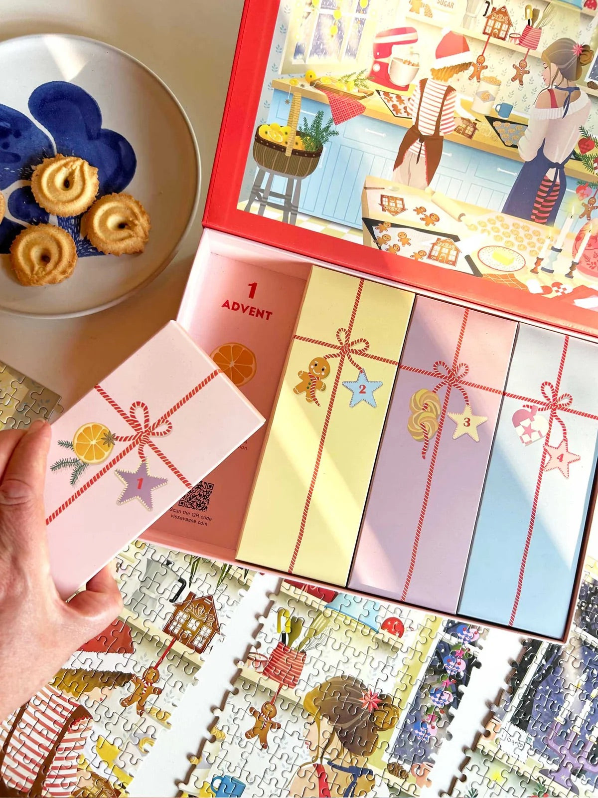Adventskalender Sweet Christmas puslespill