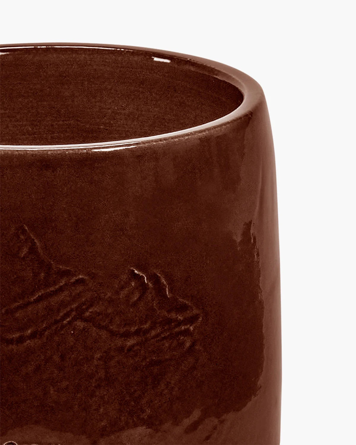 Blomsterpotte 01 brown vaso