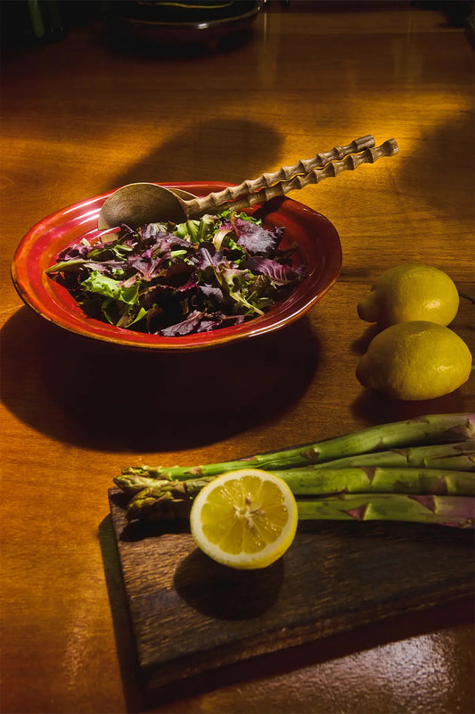 Zion salatbestikk, mørnaturkbrun