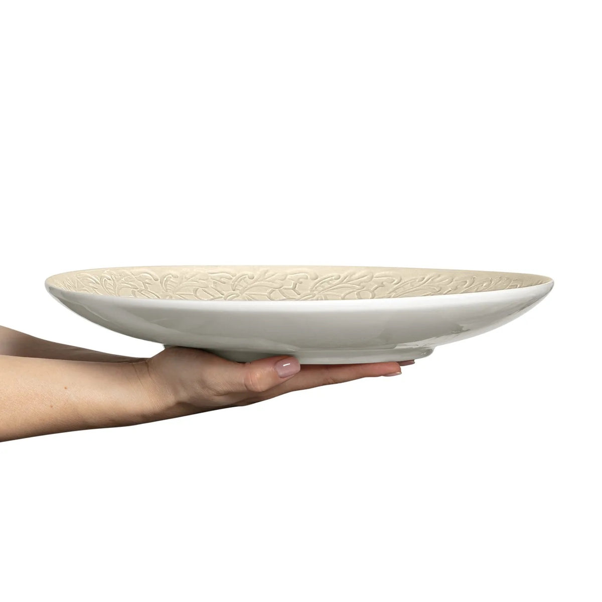 Lace fat 34cm, sand