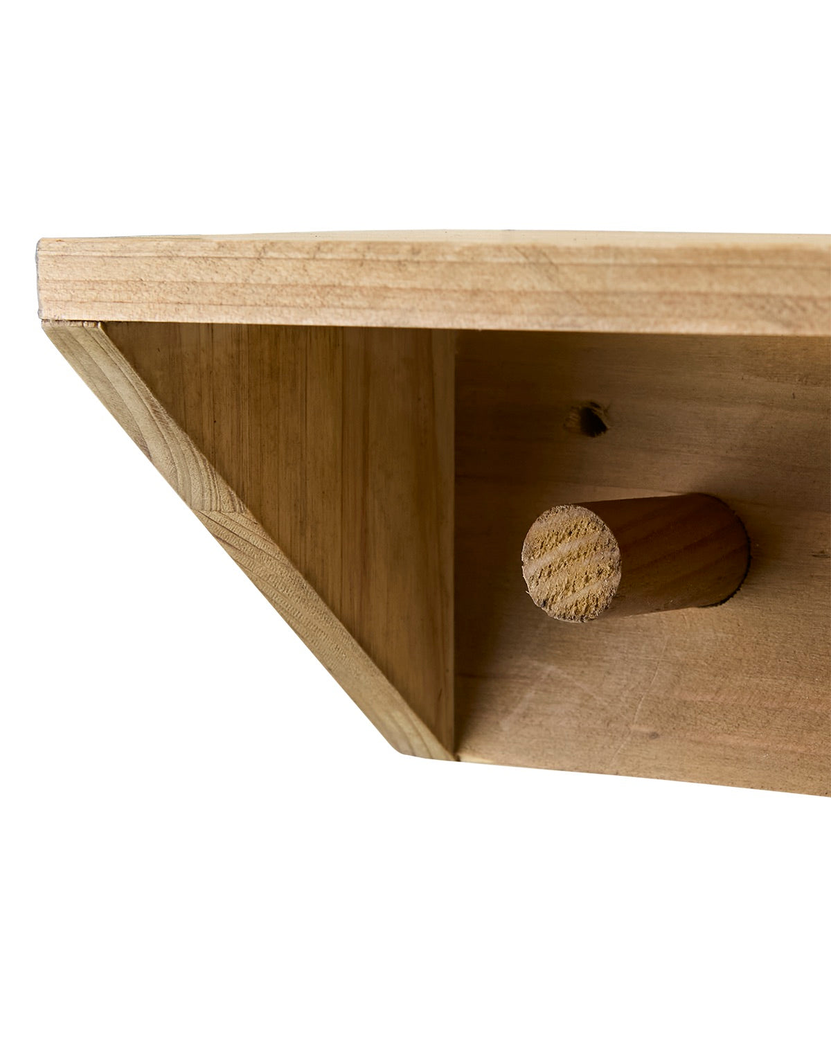 Simon vegghylle med knaggrekke 48 cm