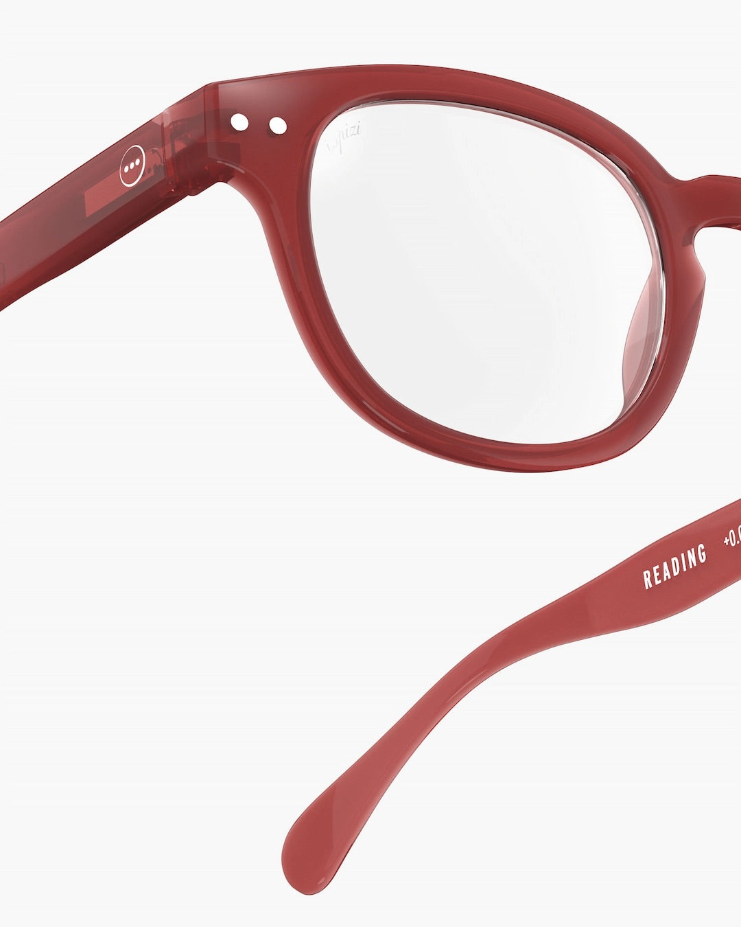 Lesebriller #C Carmine Red
