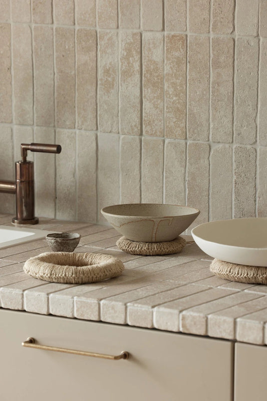 Gryteunderlag, hemp 3-sett