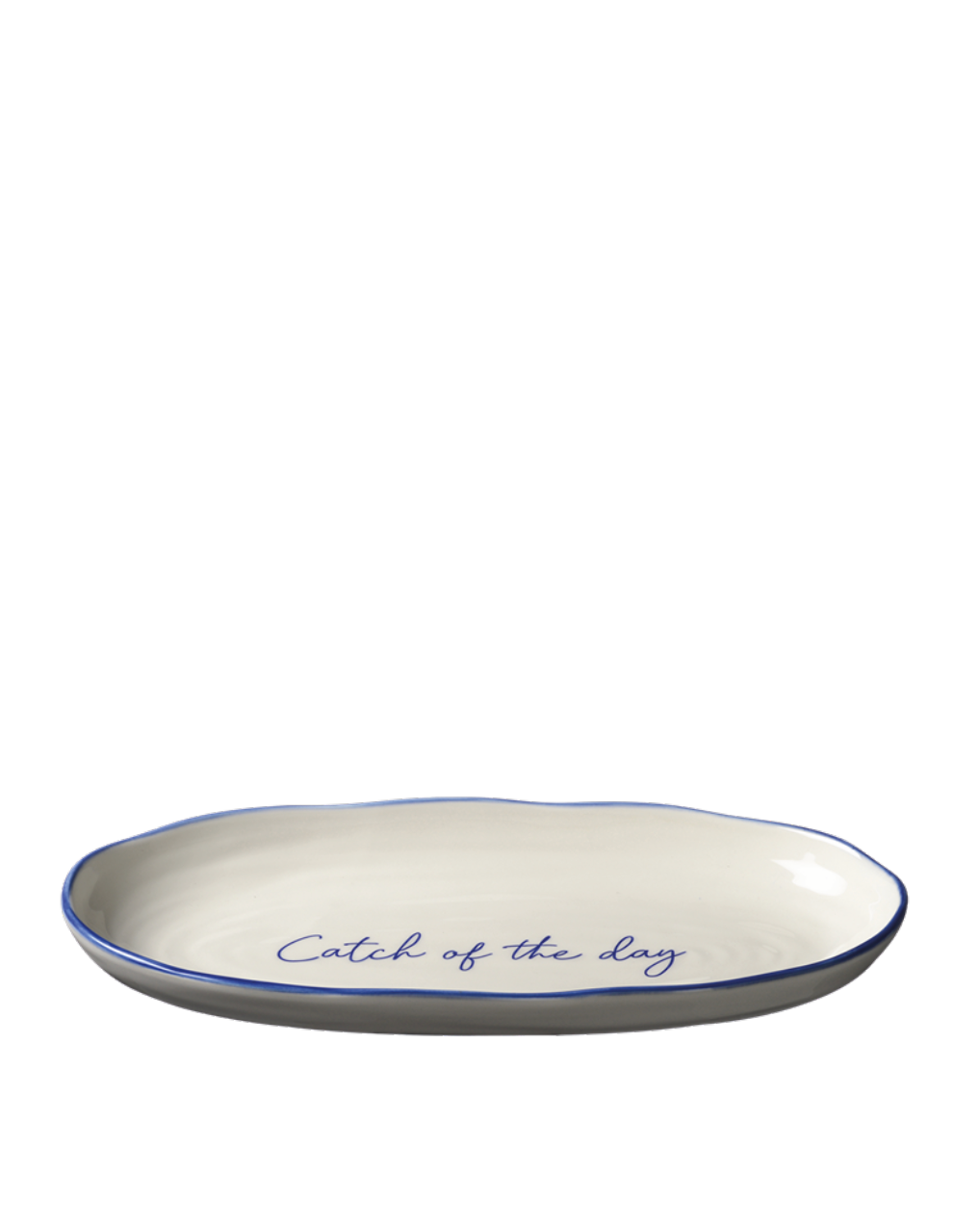 Fat Oval Capri 17x34cm, Catch of the day