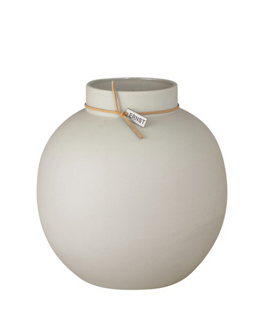 Vase i stengods ø21xh22 cm